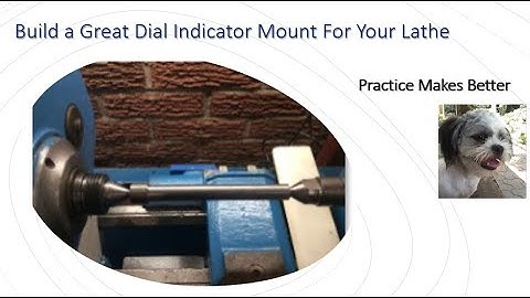 BUILD A GREAT LITTLE DIAL INDICATOR MOUNT FOR YOUR LATHE ! It is a must have tool, for any lathe.