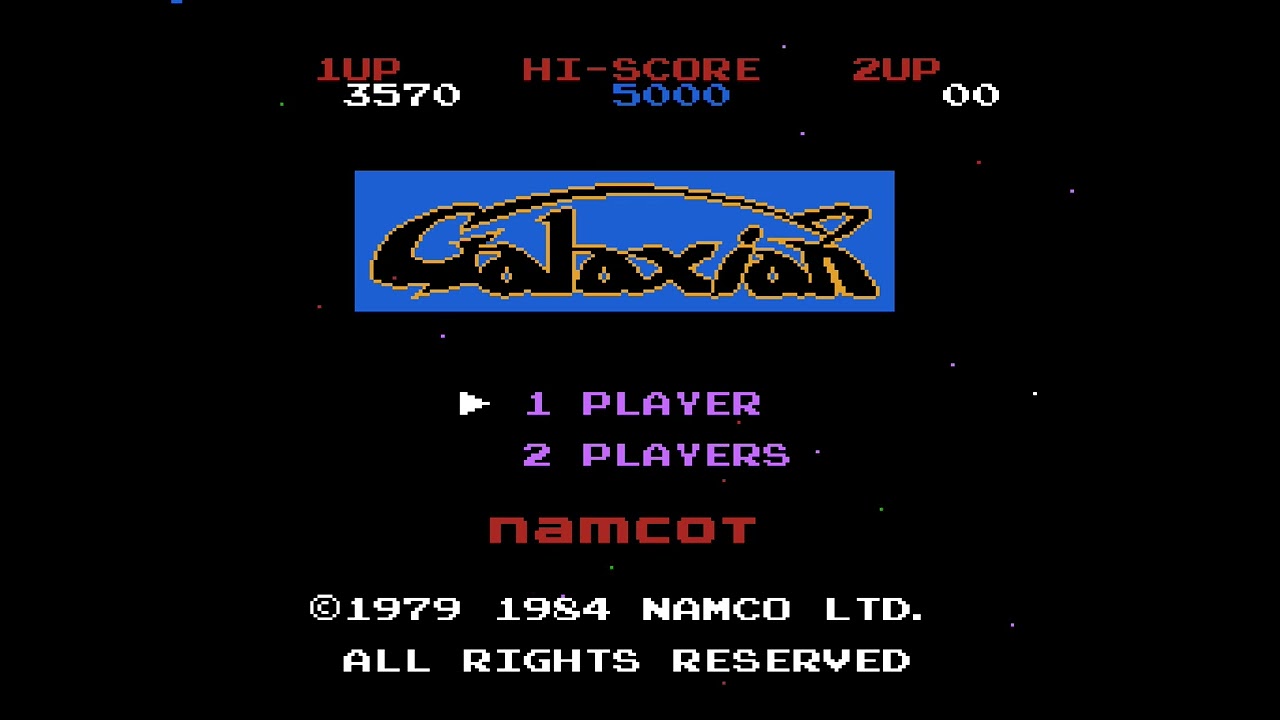 Galaxian NES/FAMICOM NAMCO (Playthrough/Longplay)