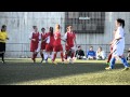 Golazo de Naiara de falta directa. Torneo fútbol 8 en Orkoien