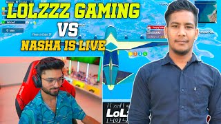 Last Zone Fight Bgmi LoLzZz Gaming vs Nasha is Live Bgmi LoLzZz vs youtuber Video i Rush AJ