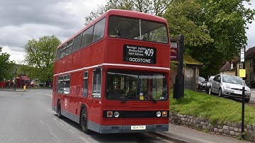 VINTAGE BUS FLOORED - East Grinstead Running Day 2024 Route 409 -  Leyland Titan T1064 (A64THX)