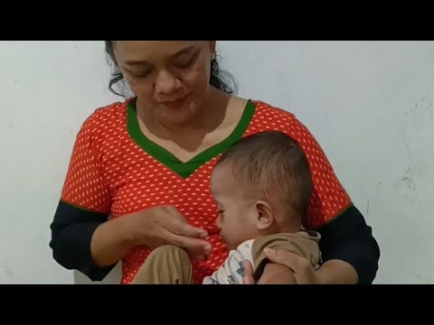 Ibu Menyusui Anak Nya Yang Sudah Besar Datang