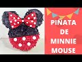 COMO HACER PIÑATA DE MINNIE MOUSE FACIL.