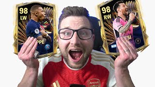 Opening all the TOTS Packs and Exchanges to Try and Pack Messi or Mbappé in FC Mobile!