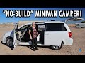 Fantastic "No-Build" Modular Minivan Camper Tour! (Dodge Grand Caravan)