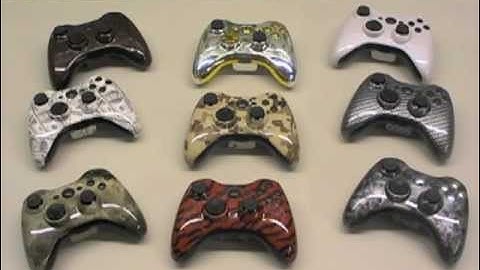 Xbox 360 Modded Controller Featuring the Woodland Camo Controller Mod by Gamers Option