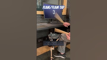 Flam/Flam Tap Flow #drumrudiments  #drumexercise #practicepad #strajkstudios