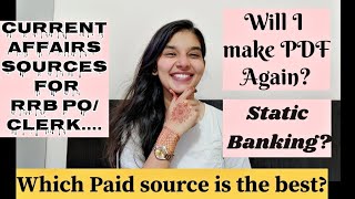 “Current Affairs + Static Banking Strategy for RRB/Bank Exams | PDF Coming”” || RRB PO || CLERK