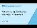 Математика 6 класс: работа с информацией таблицы и графики