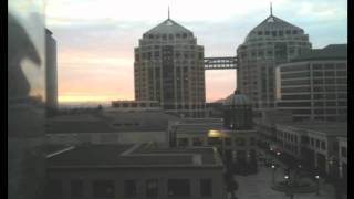 Sunset time lapse of oakland california