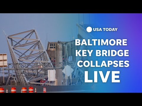 Watch: Baltimore's Francis Scott Key Bridge collapses after being struck by cargo ship