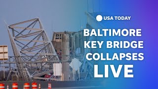 Watch: Baltimore's Francis Scott Key Bridge collapses after being struck by cargo ship