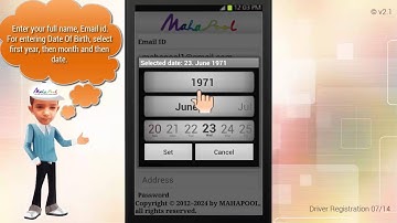 Mahapool Driver registration V 2.1
