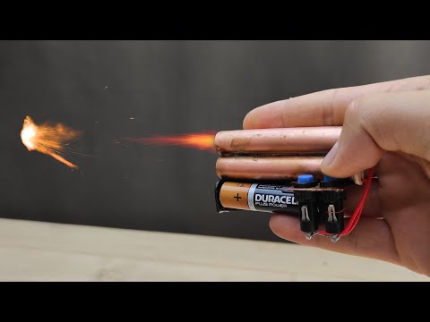 how to make Tiny Flamethrower at Home - how to make flash gun