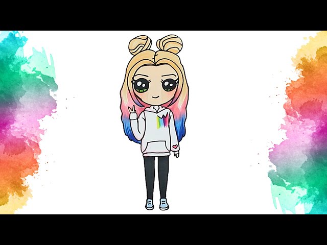 Desenhos de bonecas kawaii - Desenhos Para Desenhar