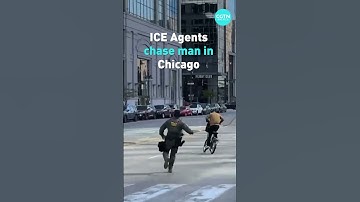 ICE Agents chase man in Chicago