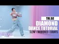 Tribe   diamond dance tutorial slow  mirrored  counts  shero