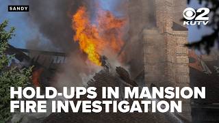 Flare-ups, challenges hold up investigation into multi-story house fire in Sandy