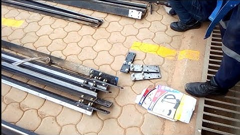 how to join guide rails using fisher plates in elevator (lift) installation