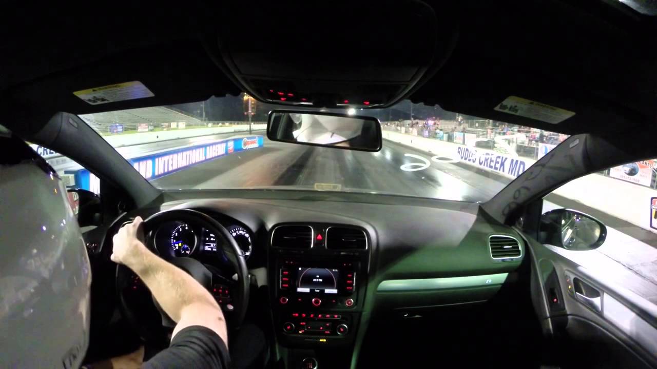 APR stage 2+ golf R quarter mile in car YouTube