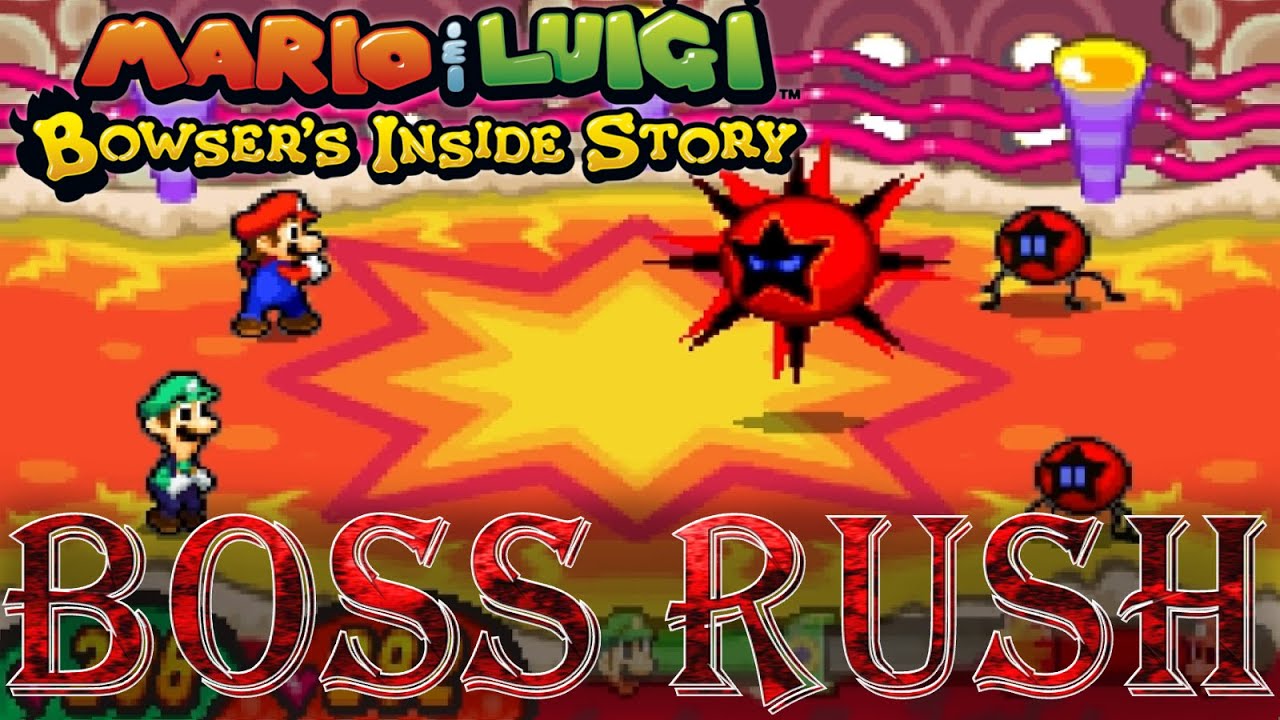 Mario & Luigi: Bowser's Inside Story - Boss Rush (All X Bosses)