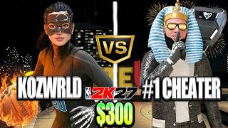 I Wagered the #1 Cheater on NBA2K27 For $300! (INSANE COMP GUARD GAMEPLAY)