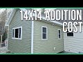 2023 cost breakdown of our diy 14x14 home addition