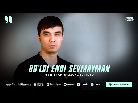 Zahiriddin Haydaraliyev — Bo'ldi endi sevmayman (audio 2023)