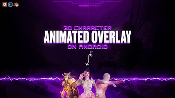 Create 3D character animated overlay on android | Blender animation tutorial | Kinemaster