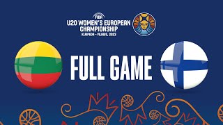 Lithuania v Finland | Full Basketball Game