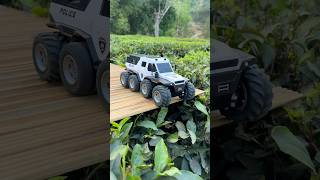 Police Car \u0026 Three Remote Control Cars Long Jump Test 🚀