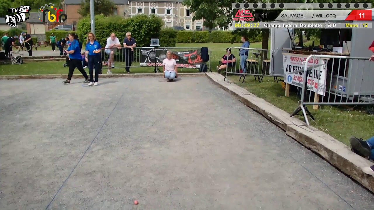 Miniature de la vidéo : Pétanque Championnat Fédéral Doublette Hommes et Dames