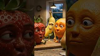 🥰 cute or creepy ?😱 #asmr #oddlysatisfying #relaxing #aiart #aishorts #deepsleep [talking fruits]