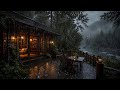 Soothing Rain Ambience with Beautiful Nature & Wooden Cabin | 5 Minute Sleep Relaxation