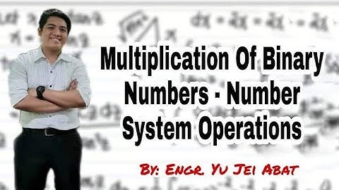 Multiplication of Binary Numbers - Number System Operations