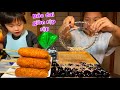 Phô mai xiên que,thạch nho Kyoho phủ thiên hà&topping thơm ngon quá xá #744