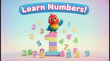Learn Numbers 1 to 10 with Pip the Parrot | Fun Counting for Kids | Educational Animation