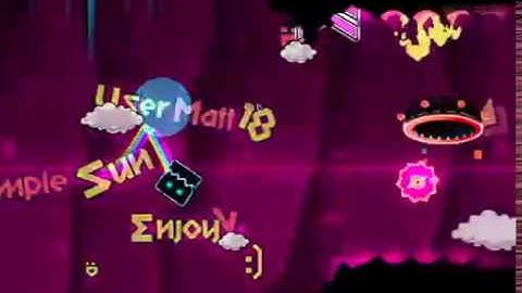 DAILY LEVEL! Simple Sun by UserMatt18 (2 Coins) Geometry Dash 2.1