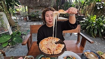 ร้านพิซซ่าลับๆสไตล์อิตาเลี่ยนแท้ เมนูอร่อยหลากรส บรรยากาศคาเฟ่ในสวน หอมพิซซ่า อยุธยา