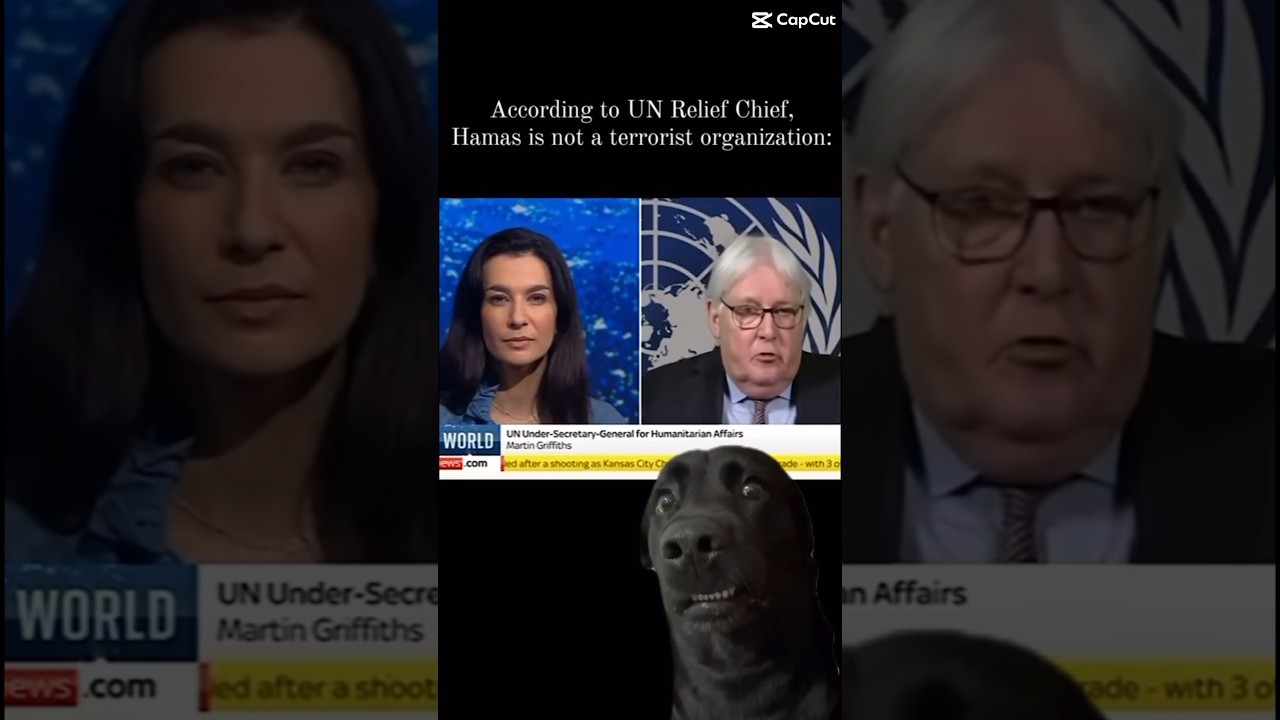 According to UN Relief Chief Hamas is not a terrorist organization.They are a political organization