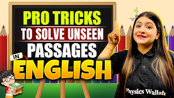 Pro Tips to Solve Unseen Passages in English 🔥 || Strategy Wallah 🤯