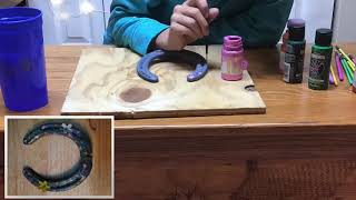 Painting over 30 horseshoes! (Part 2) |Only Oakley