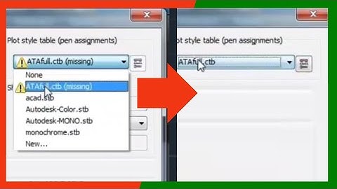 Trick to Fix Missing CTB File in Autocad