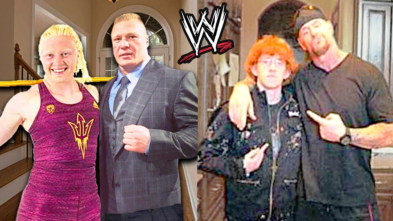 10 Shocking Wwe Superstars Kids In Real Life Brock Lesnar Undertaker More Youtube