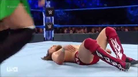 WWE Samoa Joe - Big Boot and Running Senton Combo