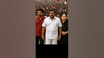 captain vijayakanth thalapathy vijay Jayalalithaa newlook al video