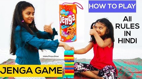 Learn Jenga Game with us | How to Play Jenga all Rules | Best Funny Video | Best Toy for Kids