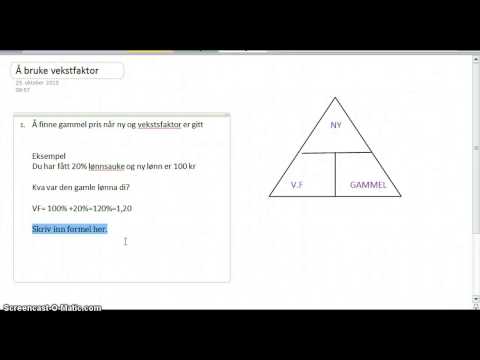 Video: Hvordan Finne Prosentandelen Av Beløpet
