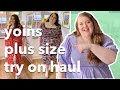 YOINS PLUS SIZE TRY ON HAUL | all the square neck lines - dresses & jackets | 2021