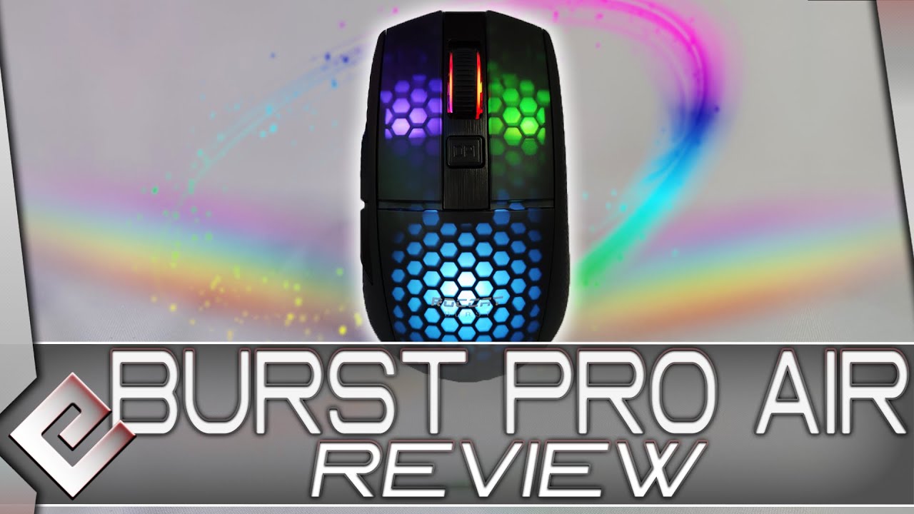 Examen de la souris sans fil Roccat Burst Pro Air